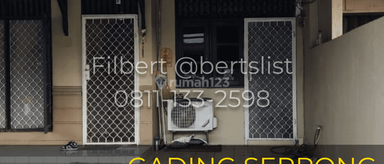 Dijual Rumah 162m2 Siap Huni Lebar 9 Di Sektor 7 Gading Serpong 1