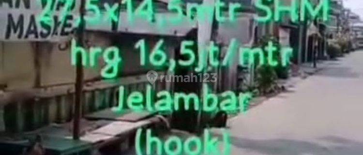 Dijual tanah hook jelambar luas 398m2 1