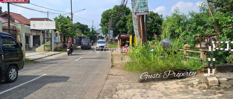 Lahan Pinggir Jalan Raya Krukut 5 menit ke Tol DESARI dekat Matoa Hill Depok 1