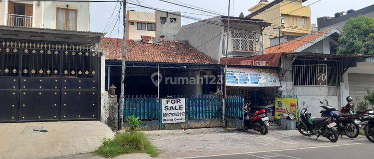 Rumah Lama 1 Lantai Hitung Tanah di Krukut Dekat Jalan Gajah Mada