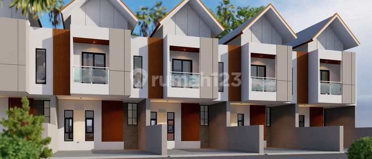 Modern Semi Villa New House in Central Gatsu Area Denpasar 1