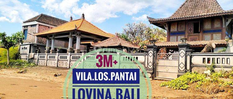 Jual villa Los Tepi Pantai Lovina Buleleng Bali 1