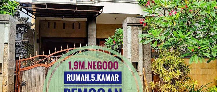 Jual Rumah luas 5 kamar Pemogan Denpasar Selatan Bali 1