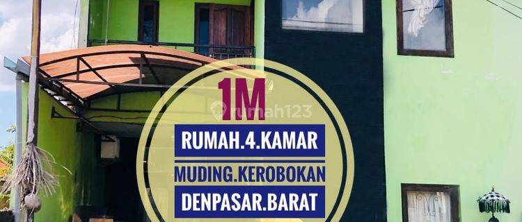 Jual Rumah 4 Kamar Muding Kerobokan Denpasar Barat Bali 1