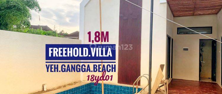 Freehold Villa Yeh Gangga Beach Canggu Bali SHM - Sertifikat Hak Milik 1