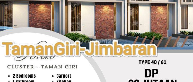 Jual Rumah Murah Dp 30 Jt Taman Giri Jimbaran Bali 1