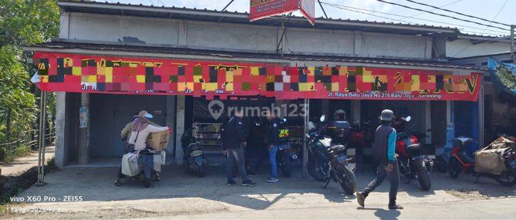 Toko Dan Rumah di Jalan Raya Batujaya Karawang 1