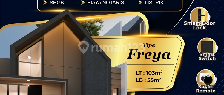 Scandinavian style house, Royal Regency housing in Bagor Nganjuk 1