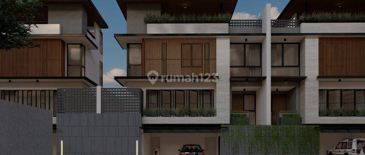 Rumah 4 Lantai Dengan Private Pool di Jakarta Timur Full Furnished 1