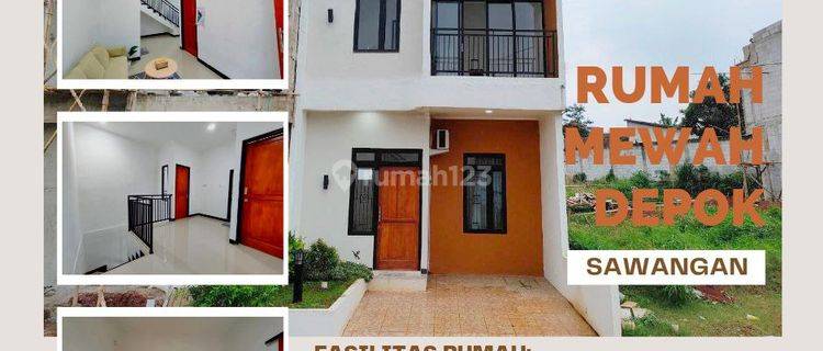 Rumah Gratis Biaya SHM Imb Di Depan Jalan Utama Dekat Sd Tahfidz Darul Fikri Depok 1