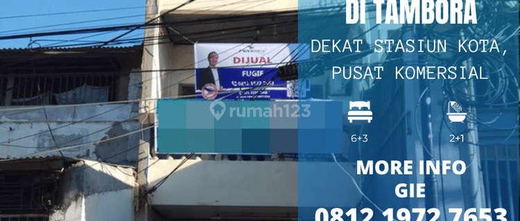 Rumah Kantong Hoki di Pengukiran 3 Lantai SHM Murah 1