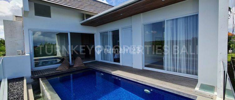 Freehold Villa In Ungasan With Ocean, Green Hill And Sunset View Bsvf089 1