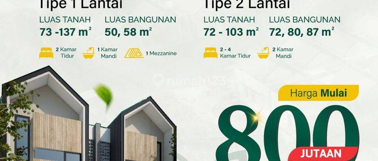 Rumah Baru Cluster Modern 2 Lantai Taman Kopo Indah Bandung 1