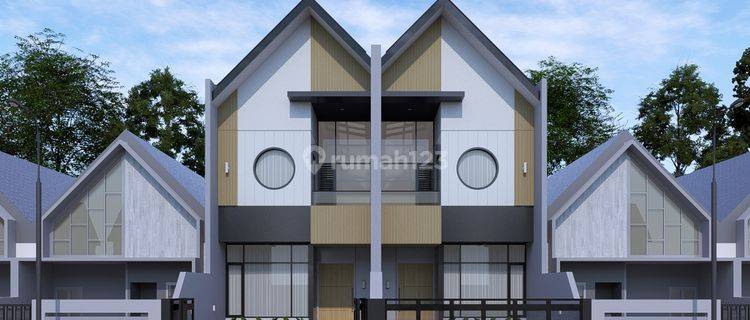 Di Jual Rumah Scandavian Japanese 2 Lantai Di Mekar Wangi 1