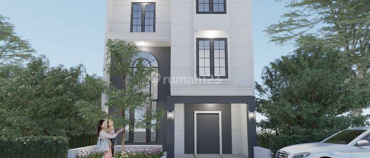 Rumah mezzanine terbaru 2 lantai akes 2 mobil dan deket tol 1