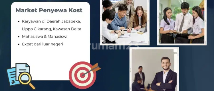 For Sale Fast Executive Boarding House Full 19 Rooms Income 500 Million/Year JABABEKA 1