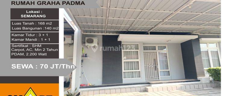  Rumah Semi Furnished 168 m2 Bagus di Graha Padma SEMARANG 1