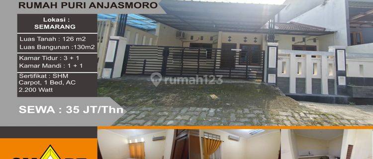  Rumah 130 m2 Semi Furnished SHM  di Puri Anjasmoro SEMARANG 1