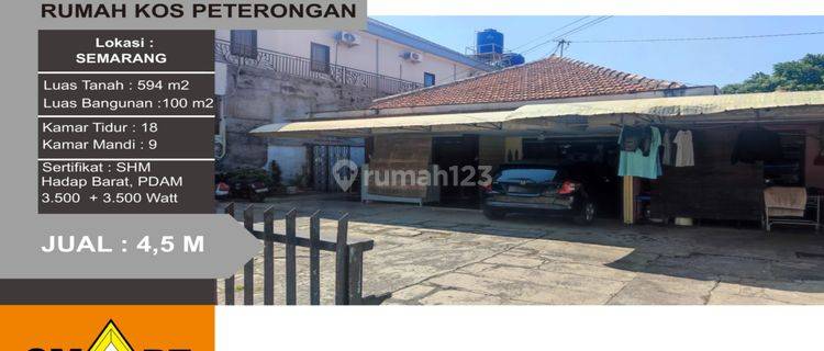  Rumah Kos 594 m2 SHM di Peterongan Semarang 1