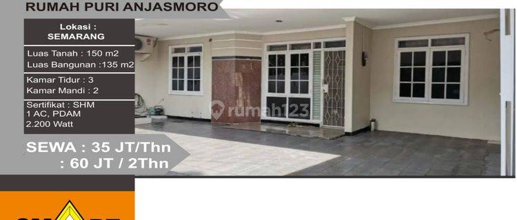  Rumah Bagus SHM 150 m2  di Puri Anjasmoro SEMARANG 1