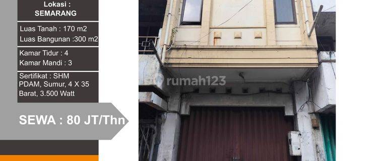  Ruko 2 Lantai 300 m² SHM di MT HARYONO SEMARANG 1