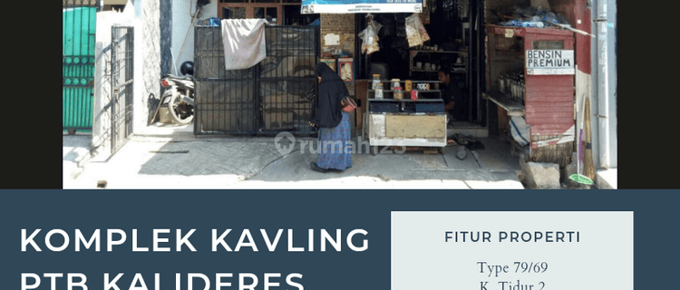 DIJUAL RUMAH KOMPLEK KAVLING PTB KALIDERES JAKARTA BARAT - PROSES LELANG 1