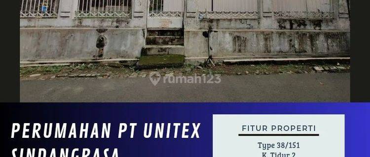 DIJUAL RUMAH DI PERUMAHAN PT UNITEX SINDANGRASA KOTA BOGOR - VIA LELANG 1