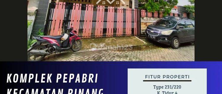 DIJUAL RUMAH DI KOMPLEK PEPABRI KECAMATAN PINANG KOTA TANGERANG B- VIA LELANG 1