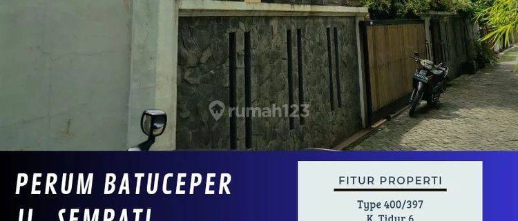 DIJUAL RUMAH DI BATU CEPER JL. SEMPATI KOTA TANGERANG - VIA LELANG 1