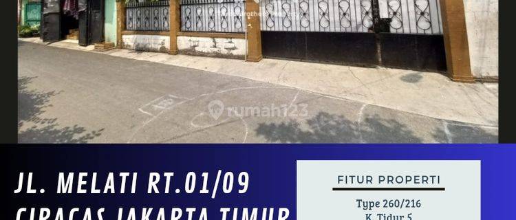 Dijual Rumah Di Jl. Melati Rt 01/09 Ciracas Jakarta Timur - Via Cessie 1