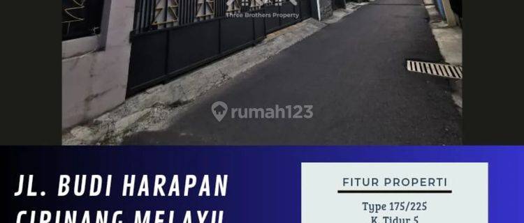 Dijual Rumah Di Jl. Budi Harapan Cipinang Jakarta Timur - Via Cessie 1