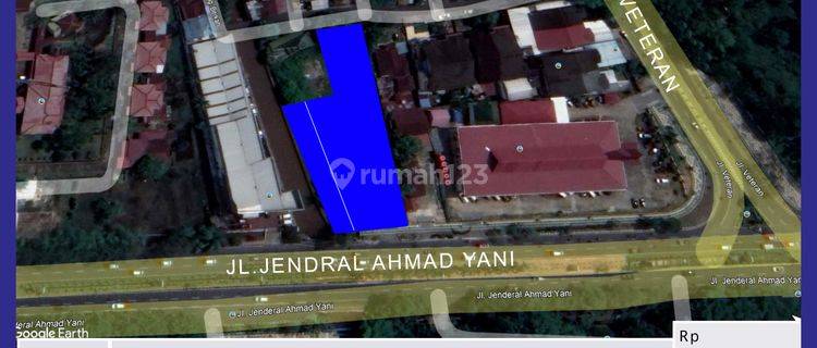 Disewa Tanah Tepi Jalan Dan Luas Jl . Ayani 1 Pontianak,kalimantan Barat HJ 1