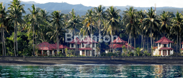 Beachfront Villa or Bungalow with large black sand beach designed Eco-Friendly in north Bali 1