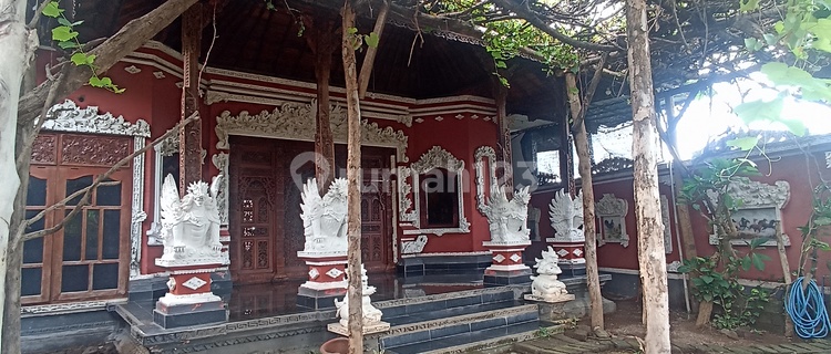 Pa159 Dijual Rumah Style Bali dan Rumah Kayu View Sawah dan Bukit 1