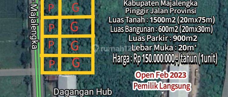 Disewakan 4 Unit Gudang 1