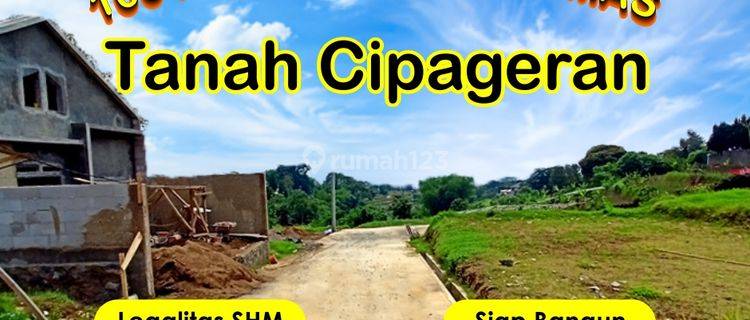 Jual Tanah Cipageran Kota Cimahi, SHM 96 m² 1