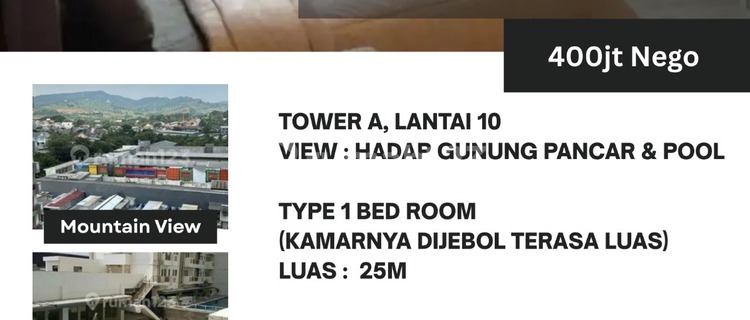 Sentul Tower 1 BR Furnished Apartment, Sentul City Bogor 1