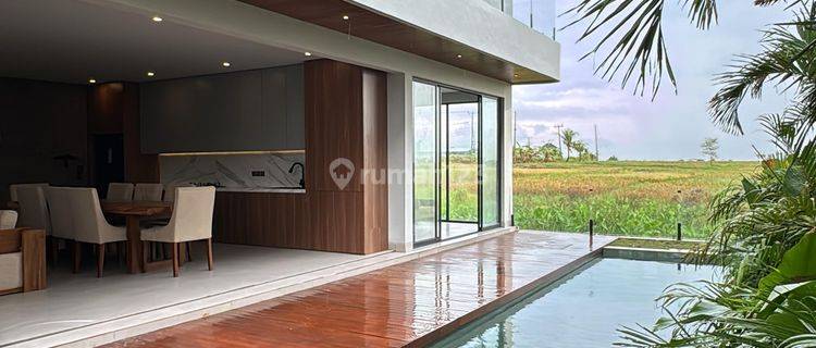 New Brand Vila Freehold 2 Floor With Rice Field View Near Canggu 1