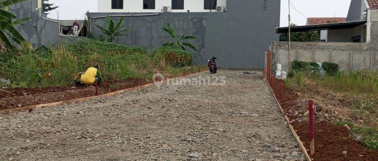 Tanah SHM Depok Dekat Stasiun Pondok Rajeg Row 5 Meter  1