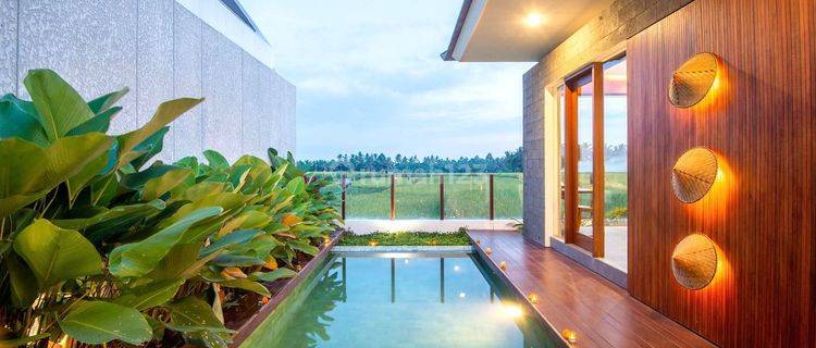 Villa view sawah full furnish di Lodtunduh, Ubud 1