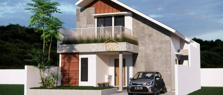 Rumah Cantik 2 Lantai Ada Balkon Di Godean Sleman 1