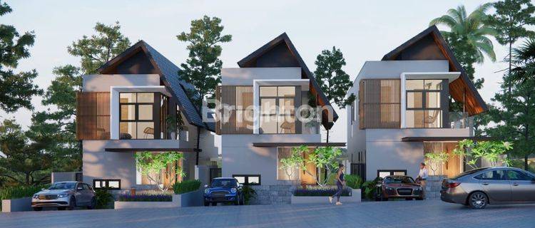 Villa cluster 3 lantai di Munggu dekat Canggu view sungai 1