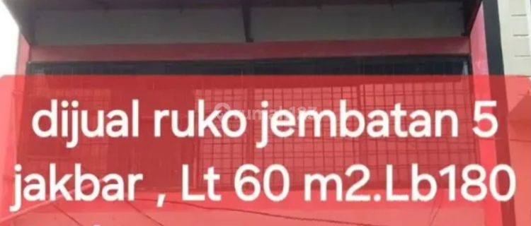 Ruko 3 1/4 Lantai Jual Cepat Di Jembatan 5, Jakbar 1