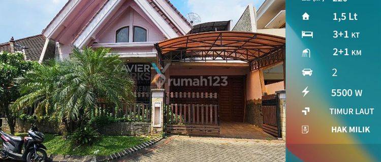 Lu3316 Rumah Semi Furnish Cantik Bagus di Istana Dieng Malang Kota 1