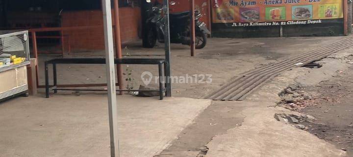 Tanah murah 300 m2 Pinggir Jalan Raya Kalimulya Depok 1