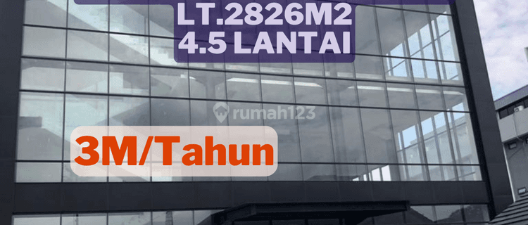 Lokasi Strategis Disewa Gedung Kantor Rawa Belong, Lt.2826m2, 4.5 Lantai 1