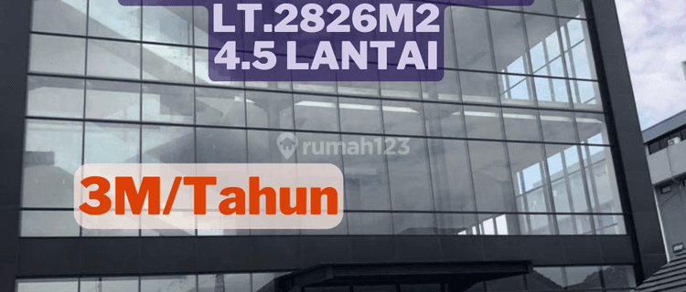 Lokasi Strategis Disewa Gedung Palmerah, Lt.2.826m2, 4.5 Lantai 1