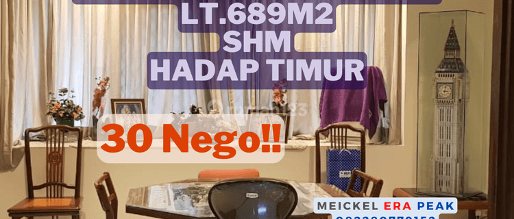 Bisa Kpr Dijual Rumah Bgv Tampak Siring, Lt.689m2, Shm, Hadap Timur 1