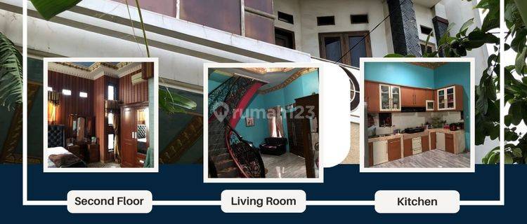 Turun Harga, Jual Cepat, Rumah 3 Lantai, 5 Menit Summarecon Bks 1