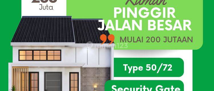 RUMAH STRATEGIS PINGGIR JALAN LINTAS SUMATERA LUBUK PAKAM 1